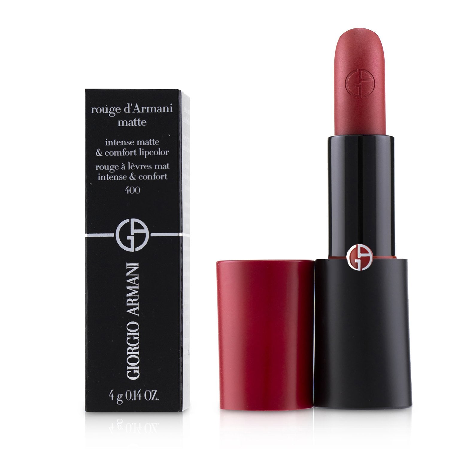 Giorgio Armani/ジョルジオ アルマーニ+ルージュ ドゥアルマーニ マット インテンス マット & コンフォート リップカラー+4g/0.14oz+# 400 Four Hundred ブランドコスメ
